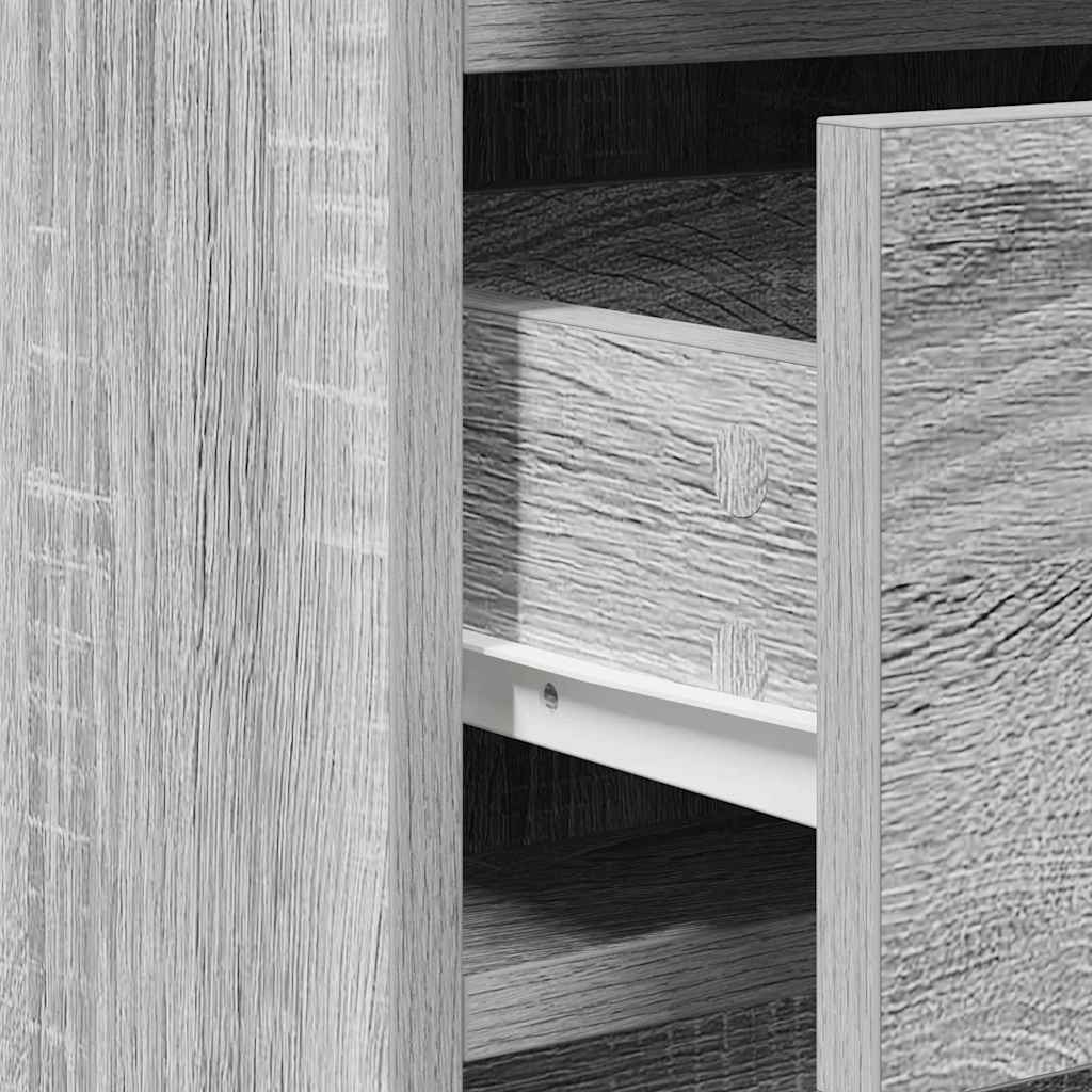 Schminktisch mit Tür 2 pcs Weiß 50 x 41 x 135 cm Holzwerkstoff