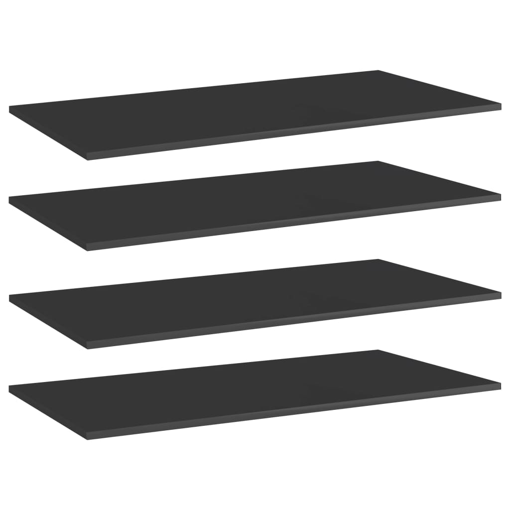Bücherregal-Bretter 4 Stk. Weiß 40x10x1,5 cm Holzwerkstoff