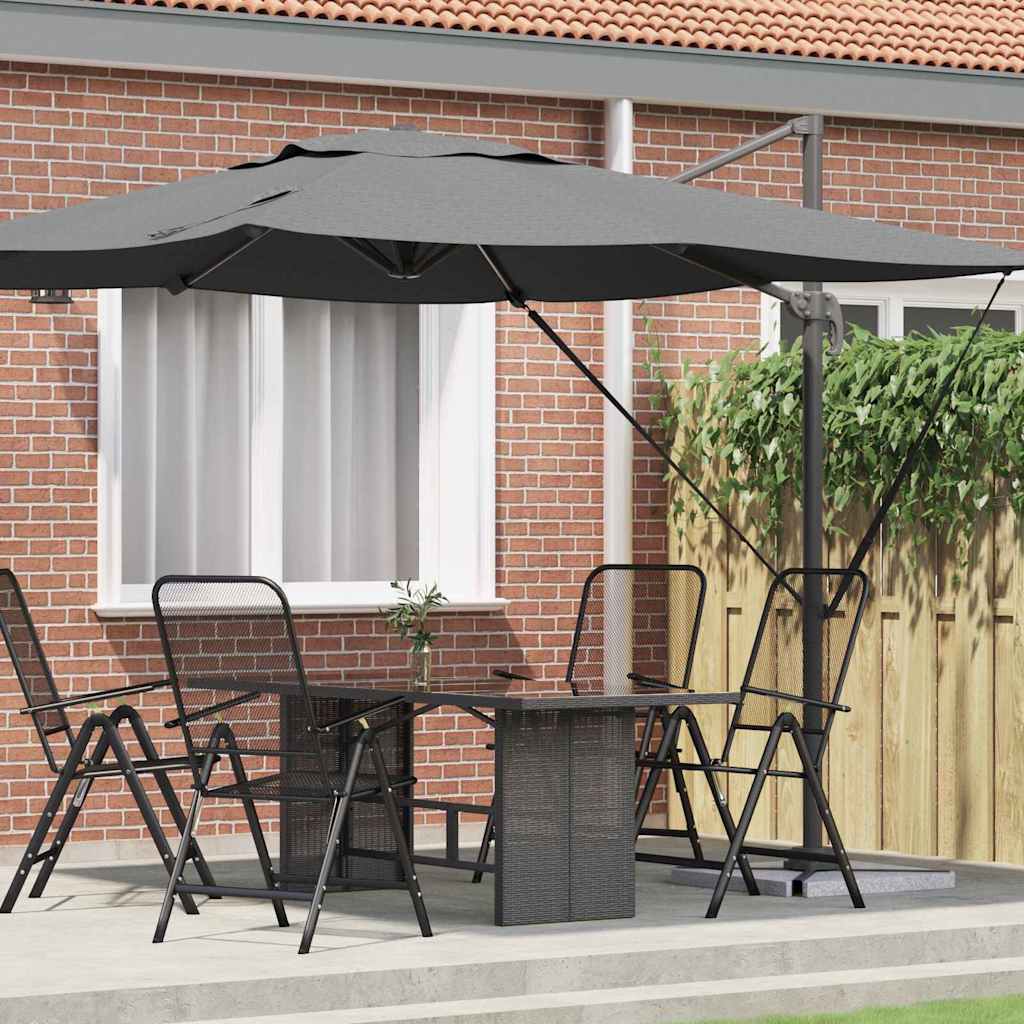 Roma Parasol Beige 286 x 284 x 265 cm Aluminium und Polyester