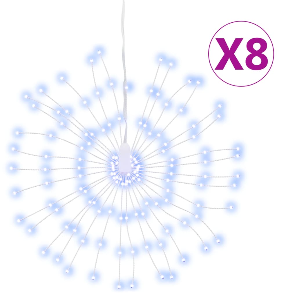 Weihnachtsbeleuchtung Feuerwerk 140 LEDs Warmweiß 17 cm