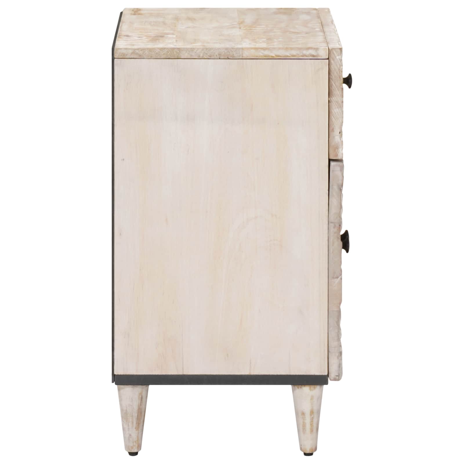 Bettkasten Braun 50 x 33 x 60 cm Massivholz Mango
