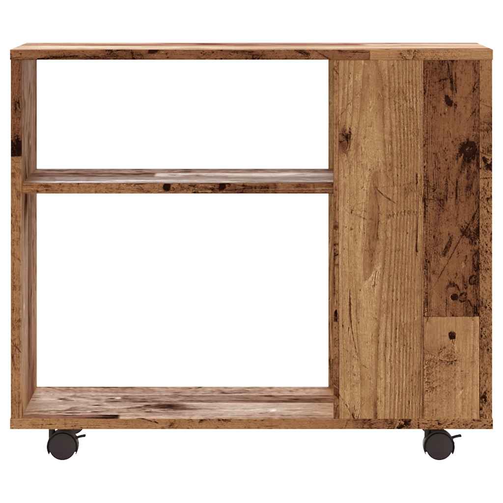 Beistelltisch Weiß 70x35x55 cm Holzwerkstoff