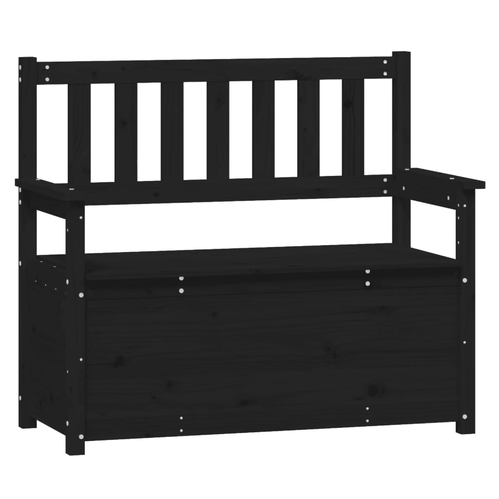 Sitzbank 112,5x51,5x96,5 cm Massivholz Kiefer