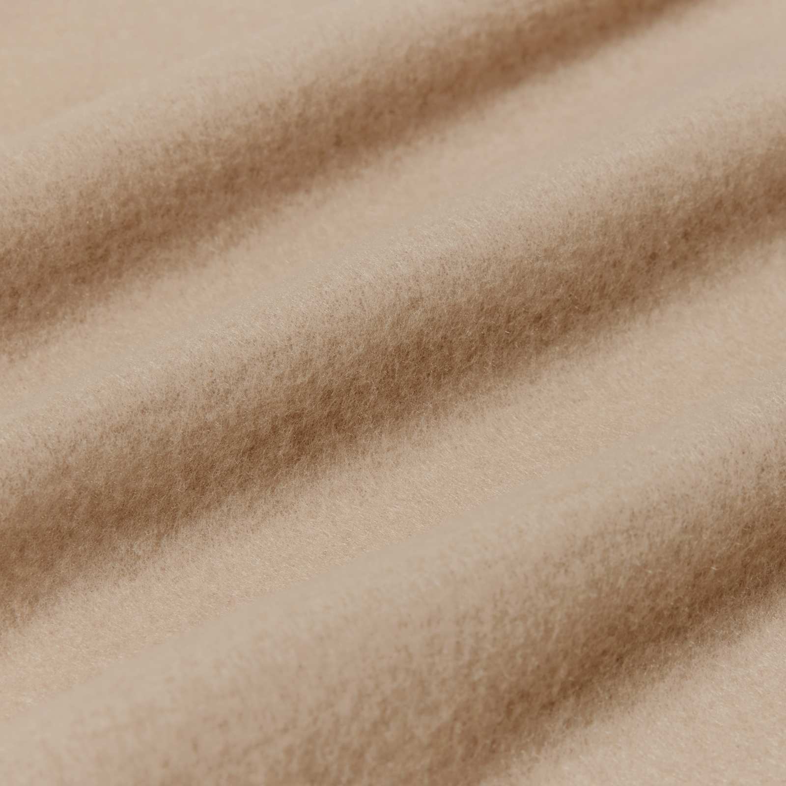 Überwurfdecke Creme 210 x 140 cm Fleece