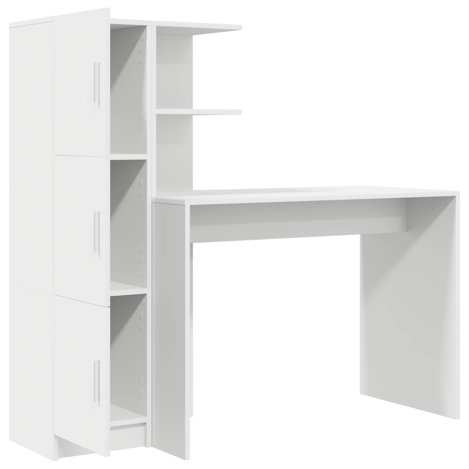 Schreibtisch 2 pcs Beton Grau