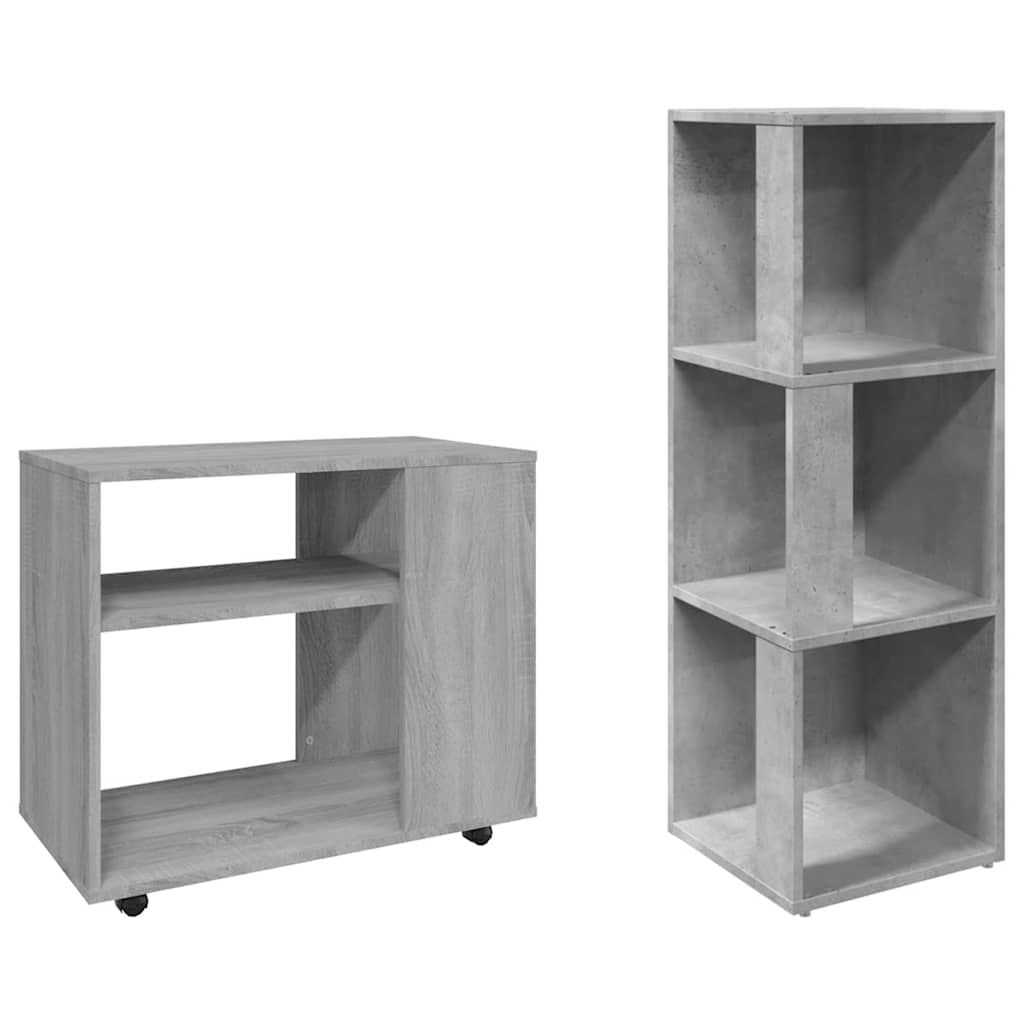 Beistelltisch Weiß 70x35x55 cm Holzwerkstoff