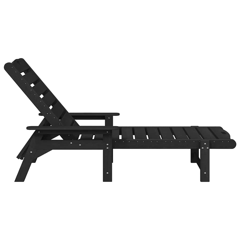Sonnenliege 2 pcs Weiß 195,5 x 53 x 98,5 cm Polyethylen