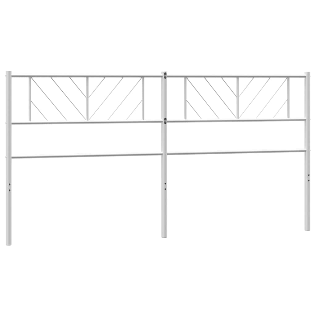 Ersatz-Kopfteil Metall Schwarz 100 cm
