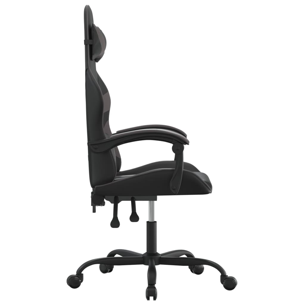 Gaming-Stuhl Drehbar Schwarz und Rot Kunstleder