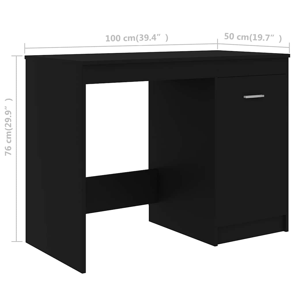 Schreibtisch Weiß 100×50×76 cm Holzwerkstoff