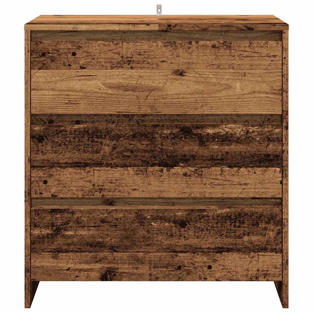 3-tlg. Sideboard Weiß Holzwerkstoff