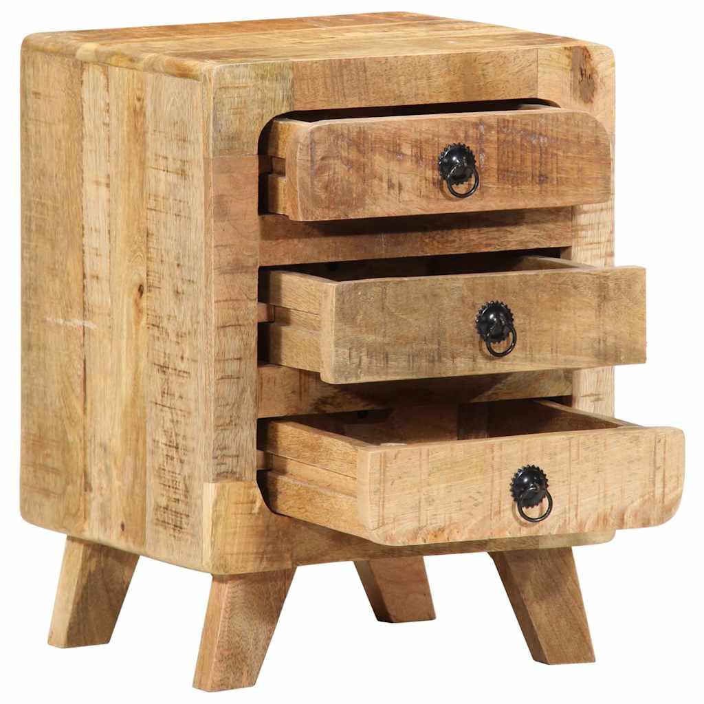 Nachttisch 37x32x50 cm Altholz Massivholz