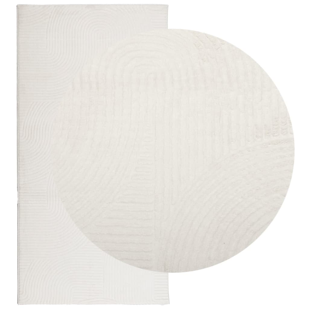 Teppich IZA Kurzflor Skandi-Stil Anthrazit 80x150 cm
