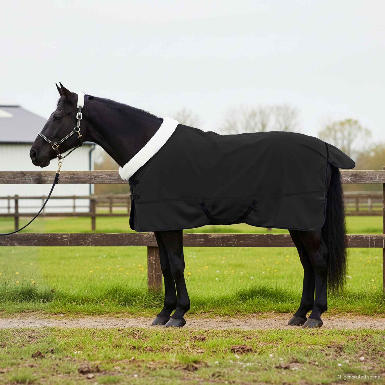 Pferdedecke Volles Aqua 75 cm Polarfleece