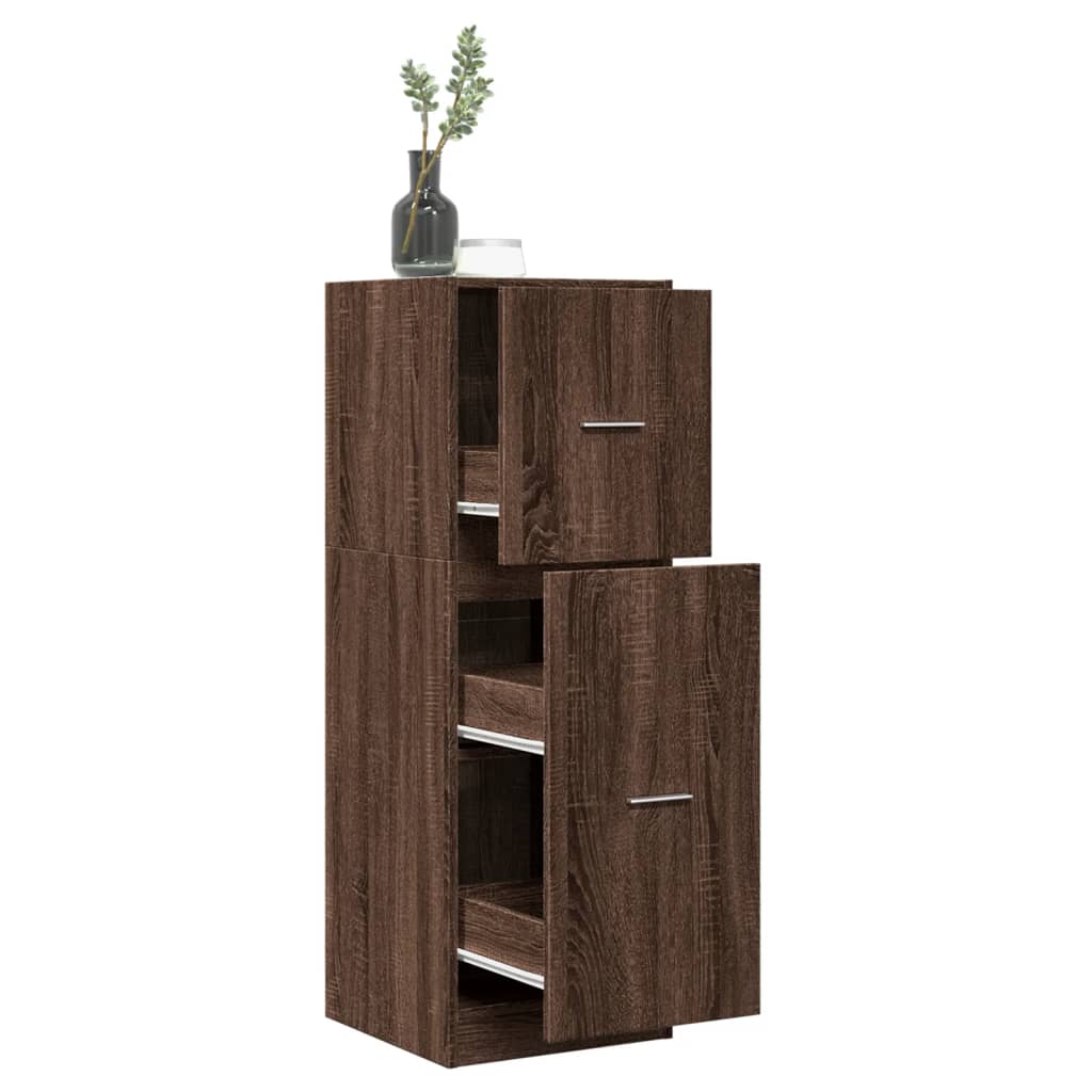 Apothekerschrank Weiß 30 x 41 x 174,5 cm Holzwerkstoff