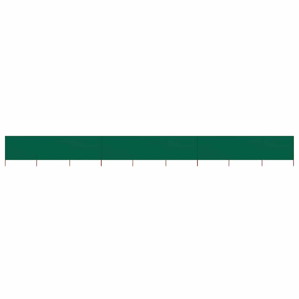 3-teiliges Windschutzgewebe 400 x 120 cm Weiß