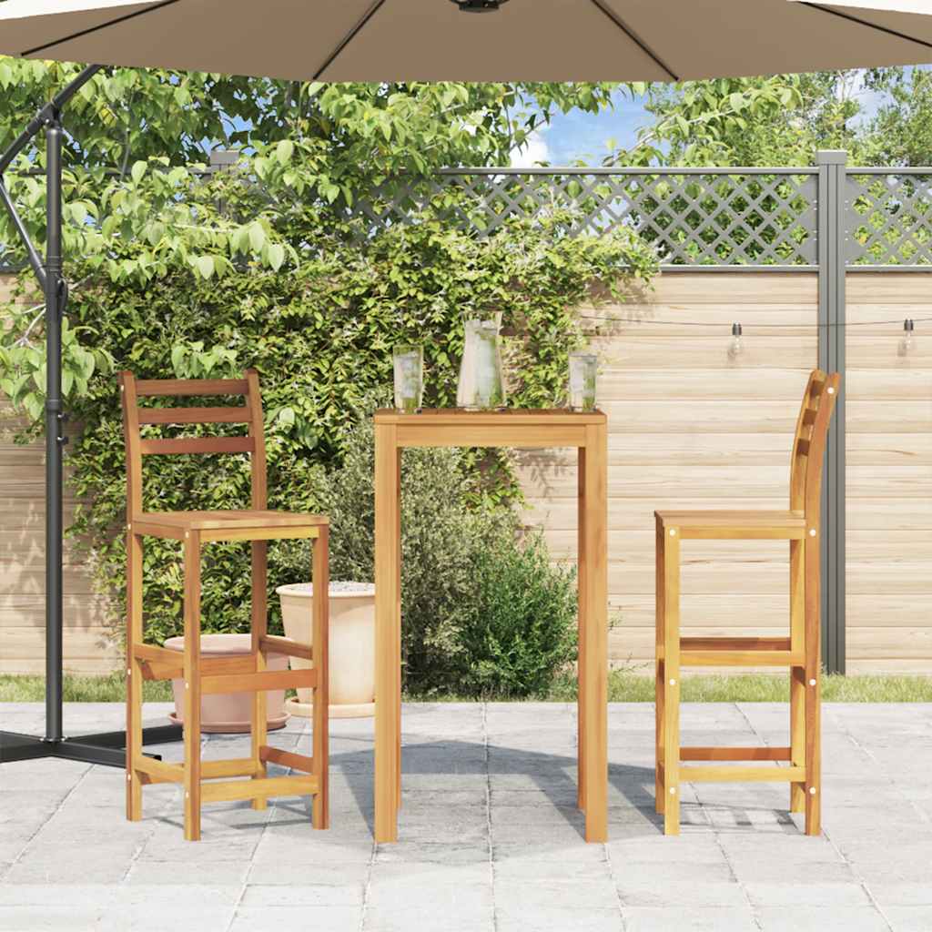 Barhocker 4 Stk. Massivholz Akazie