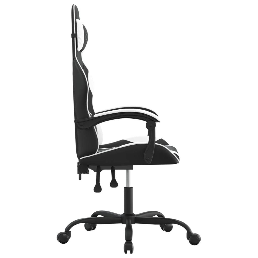 Gaming-Stuhl Schwarz und Golden Kunstleder