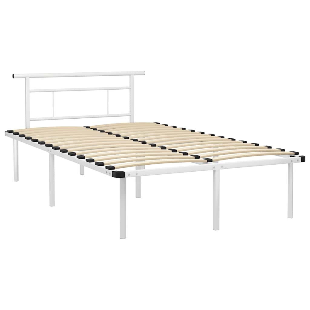 Bettgestell Grau Metall 90x200 cm