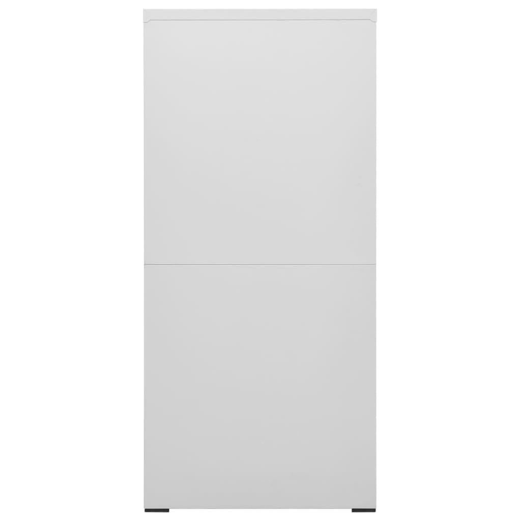 Aktenschrank Weiß 46x62x72,5 cm Stahl