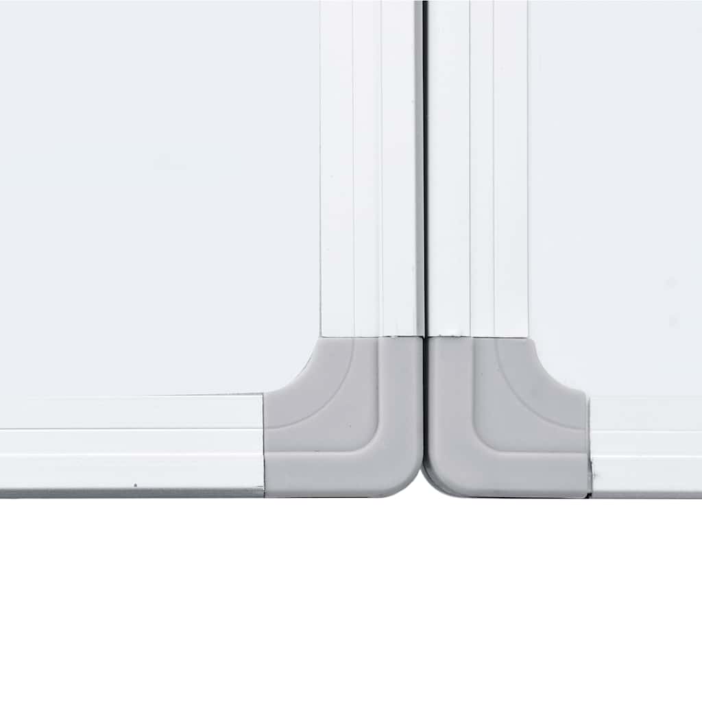 Magnetisches Whiteboard Klappbar 120x80x1,7 cm Aluminium