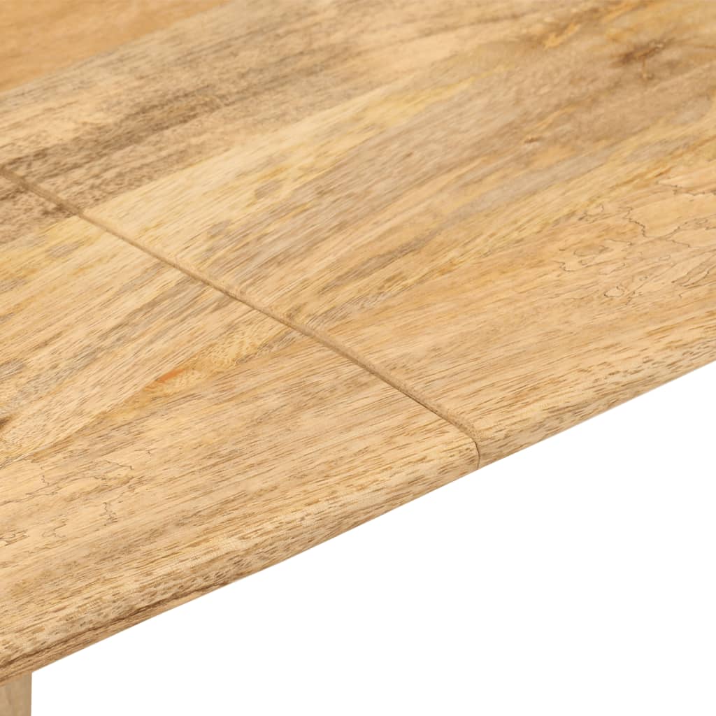 Sitzbank 160x40x45 cm Massivholz Mango und Eisen