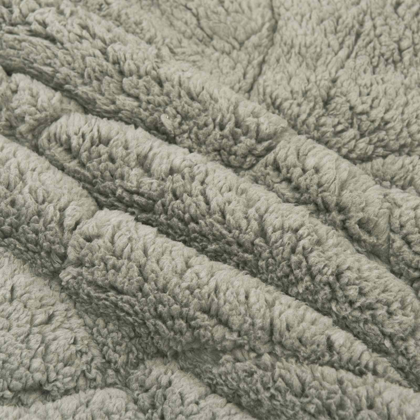 Winterbettdecke Gepolstert Anthrazit 135 x 200 cm