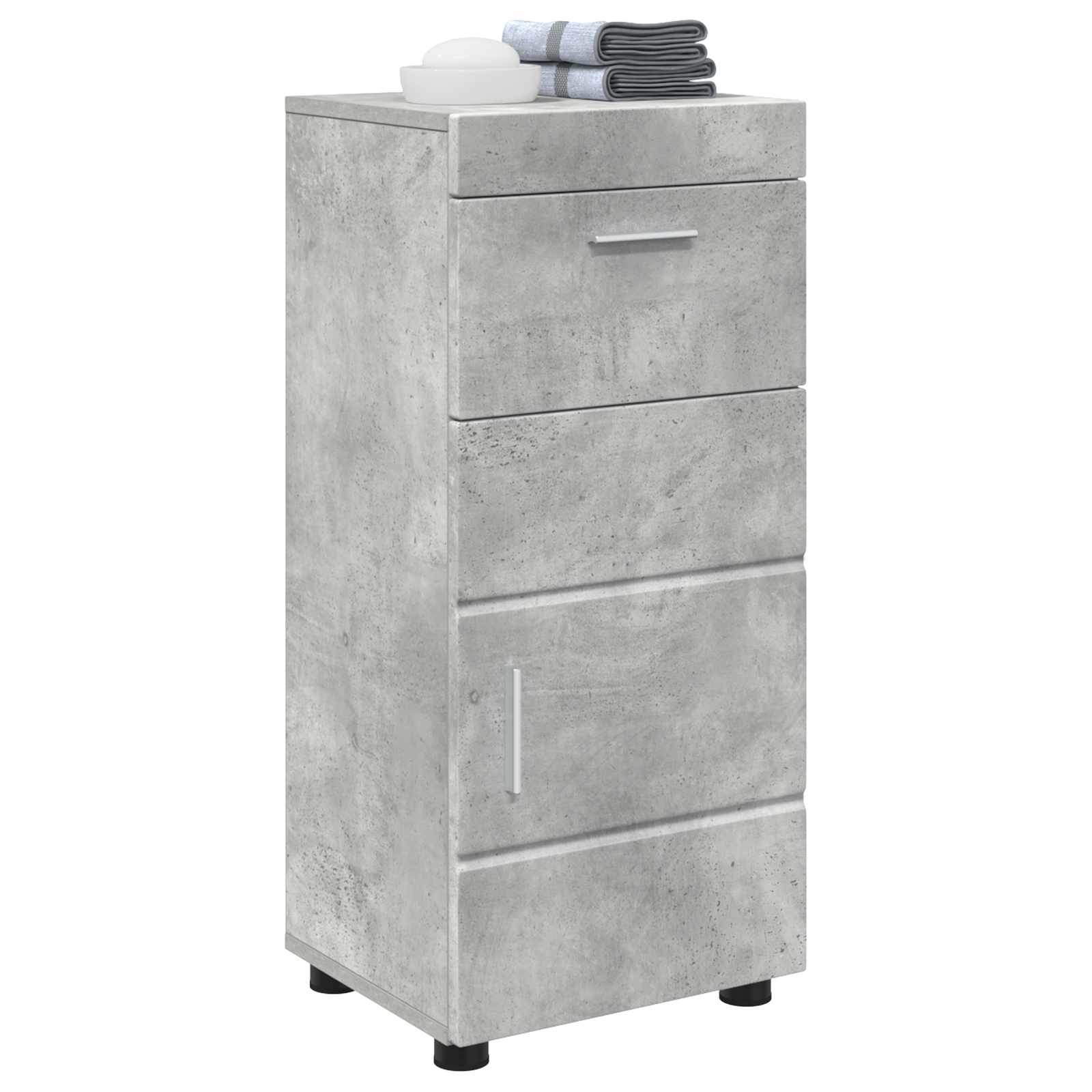 Badezimmermöbel-Set TULUM 2 pcs Weiß 60 x 34 x 63 cm