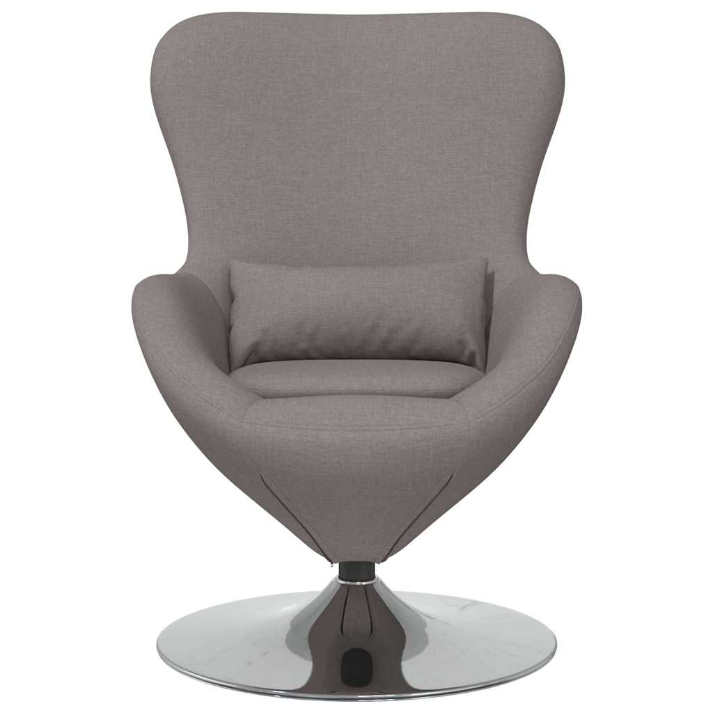 Eiersessel Hellgrau 63 x 73 x 90 cm Stoff
