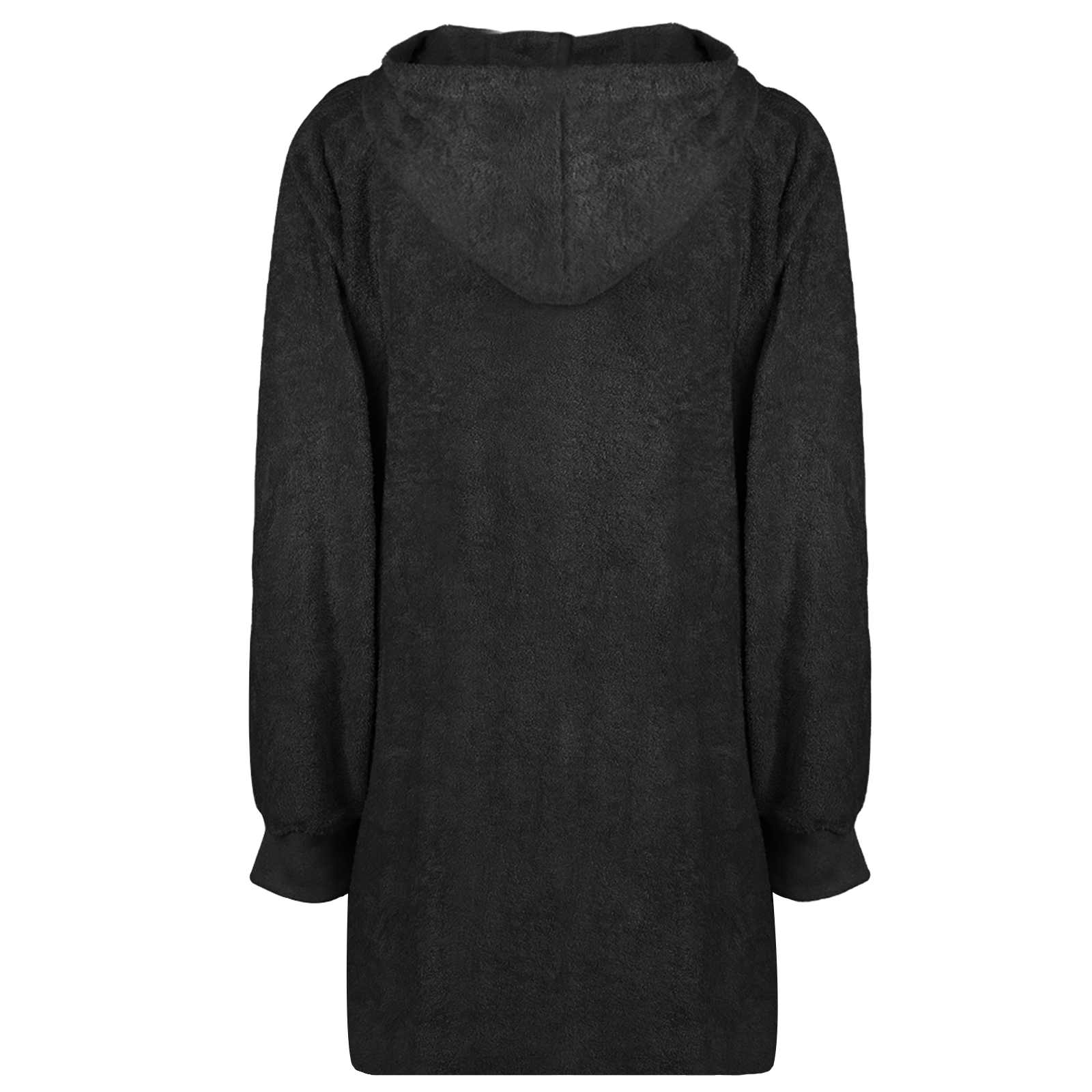 Decken-Hoodie KINN Creme L Baumwolle