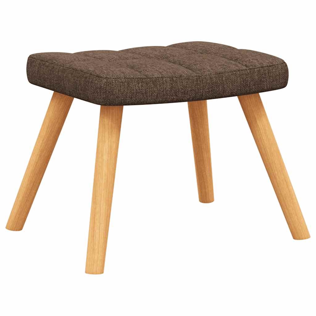 Schaukelstuhl Taupe Stoff