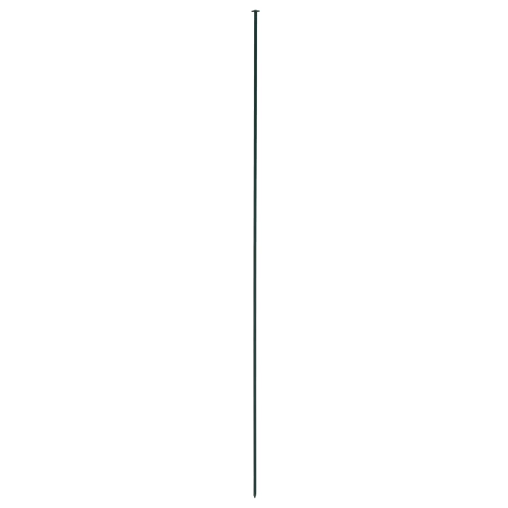 Gartenzaun Set Konvex 77,3x26 cm Grün
