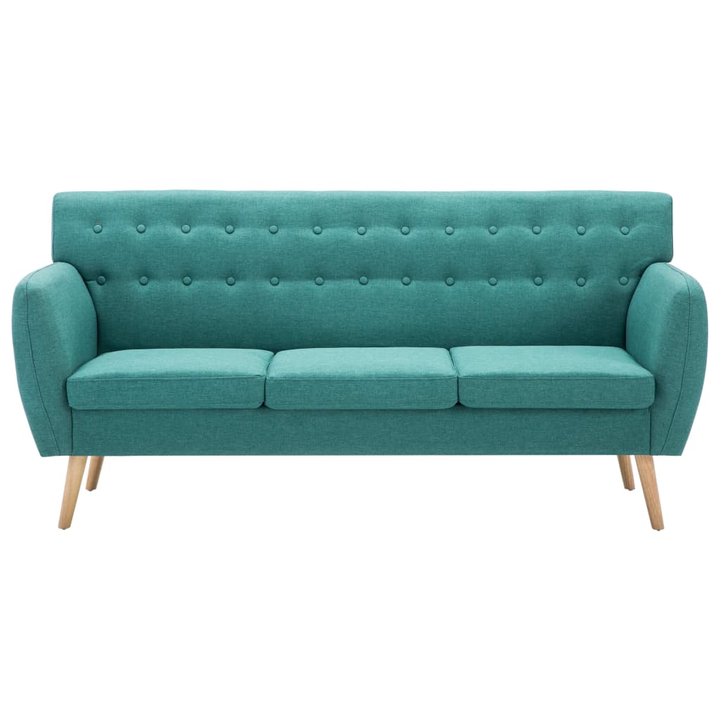 3-Sitzer-Sofa Stoff 172x70x82 cm Dunkelgrau
