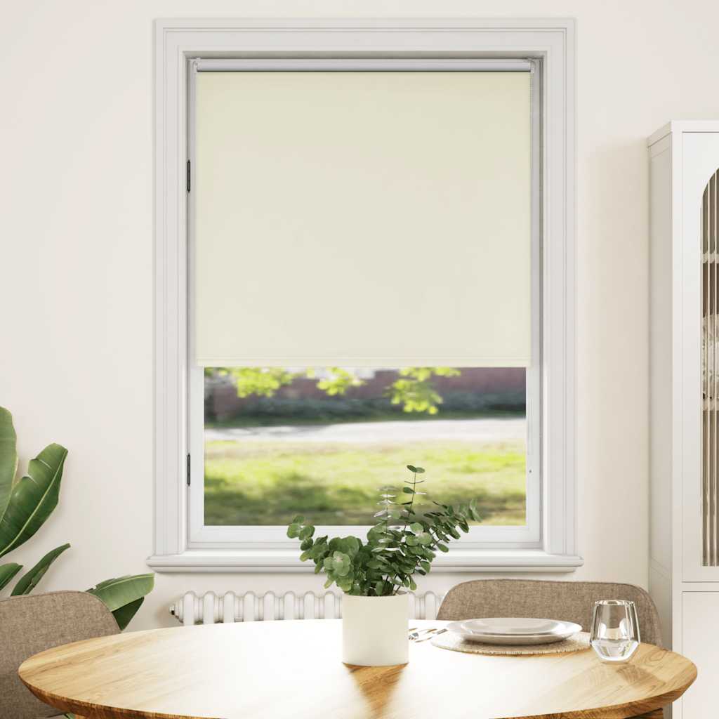 Verdunkelungsrollo 84,4 x 175 cm, Stoffbreite 80 cm, Weiß