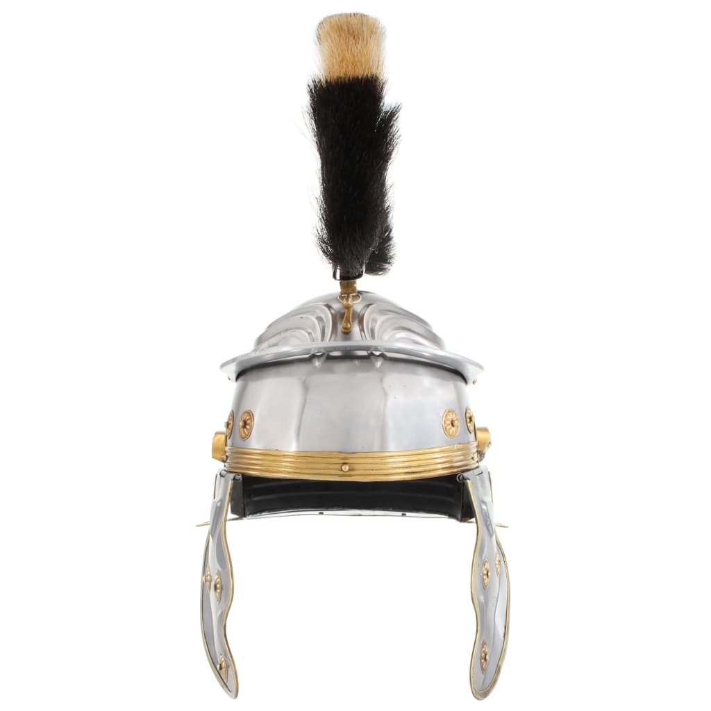 Preußische Pickelhaube Antik Replik für LARP Schwarz Stahl