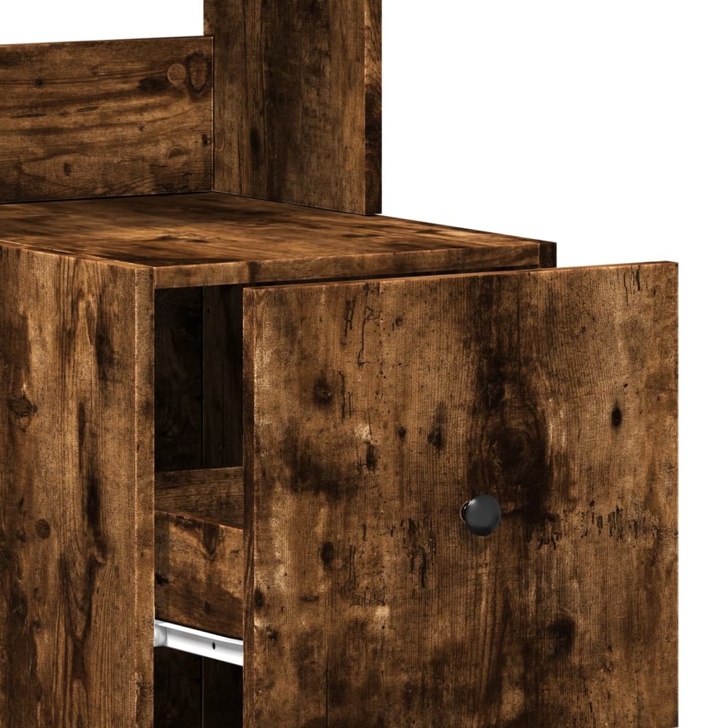 Küchenschrank Weiß 60x50x180 cm Holzwerkstoff
