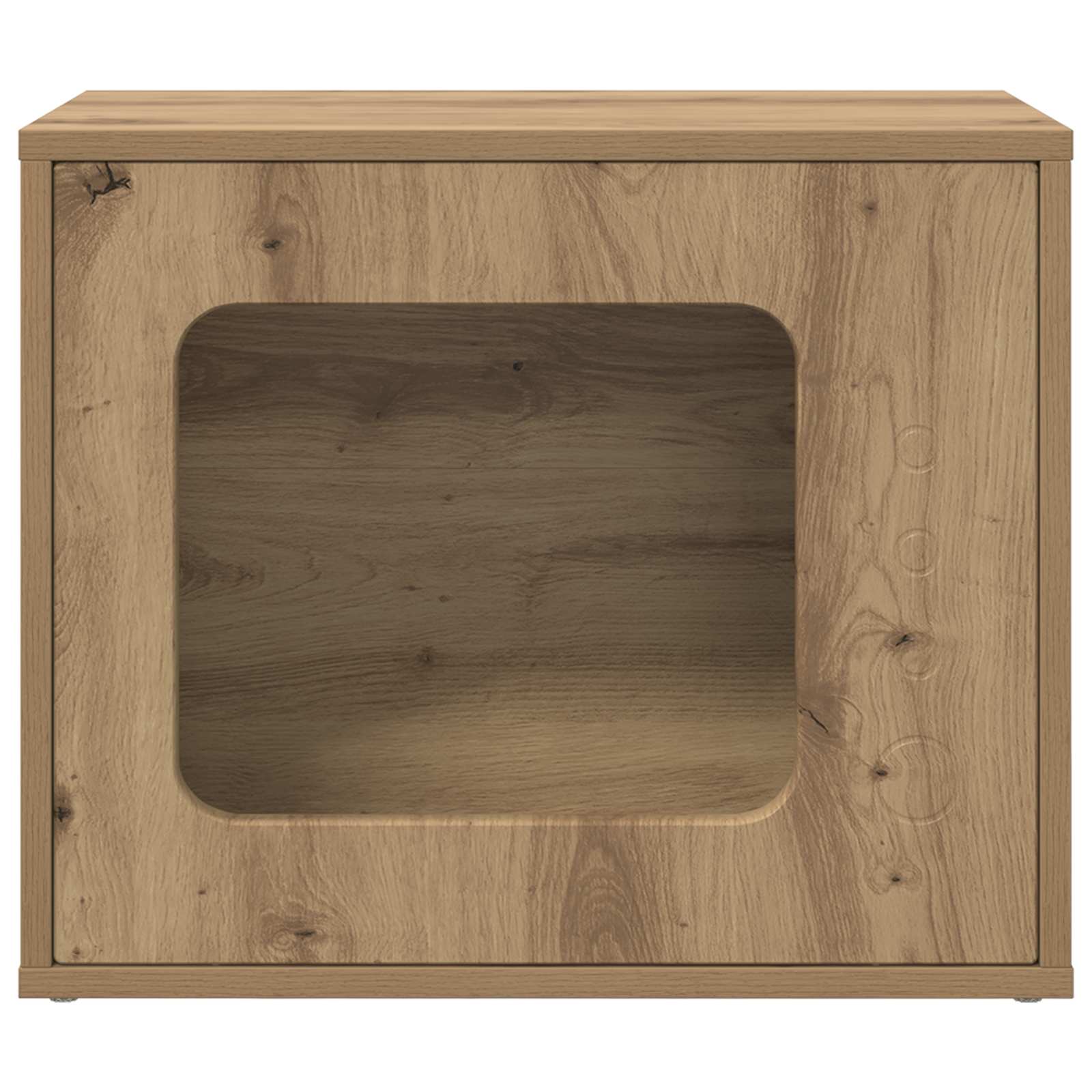 Katzenhaus Weiß 51 x 30 x 42 cm Holzwerkstoff