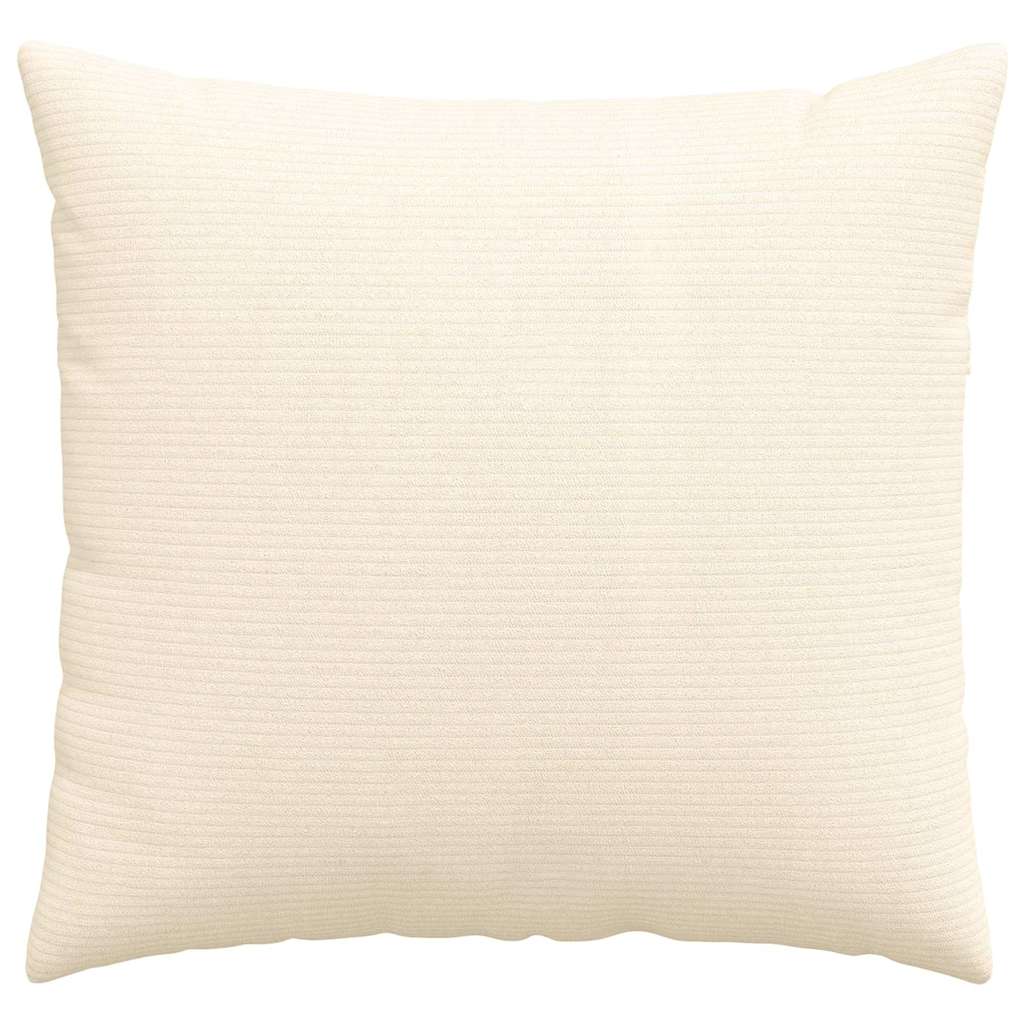 Sofakissen 2 Stück Hellgrau 50 x 30 cm Cordstoff