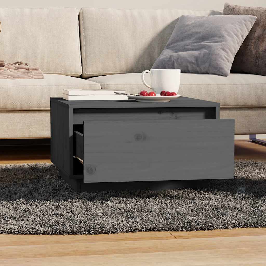 Couchtisch 55x56x32 cm Massivholz Kiefer