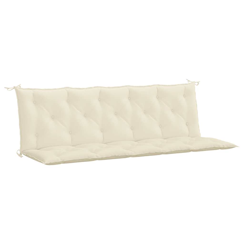 Gartenbank-Auflage Anthrazit 100x(50+50)x7 cm Oxford-Gewebe