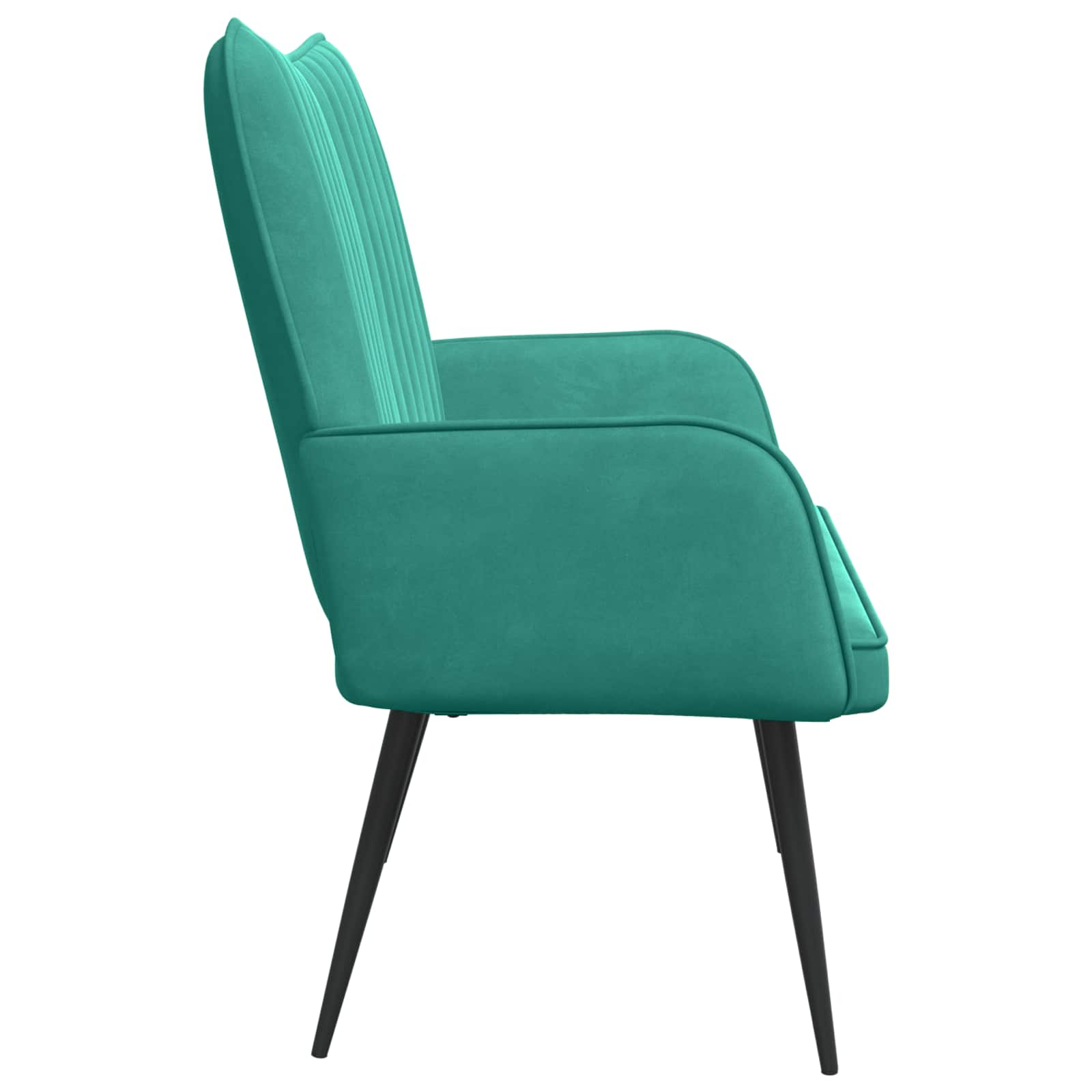 2-Sitzer Sofa Hellgrau 115 x 61 x 87 cm Samt (V)