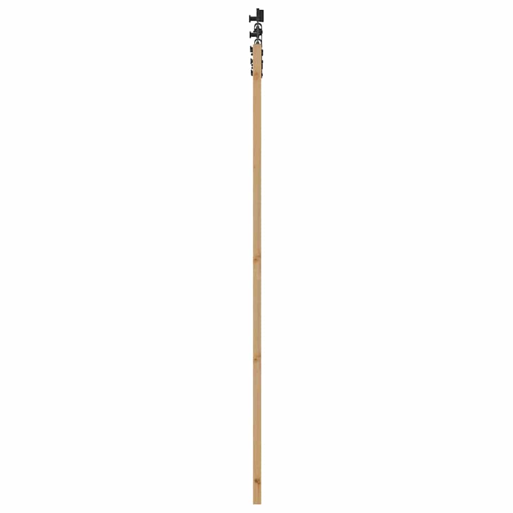Schiebetür ORKDAL Natürlich und Schwarz 61 x 198,5 cm