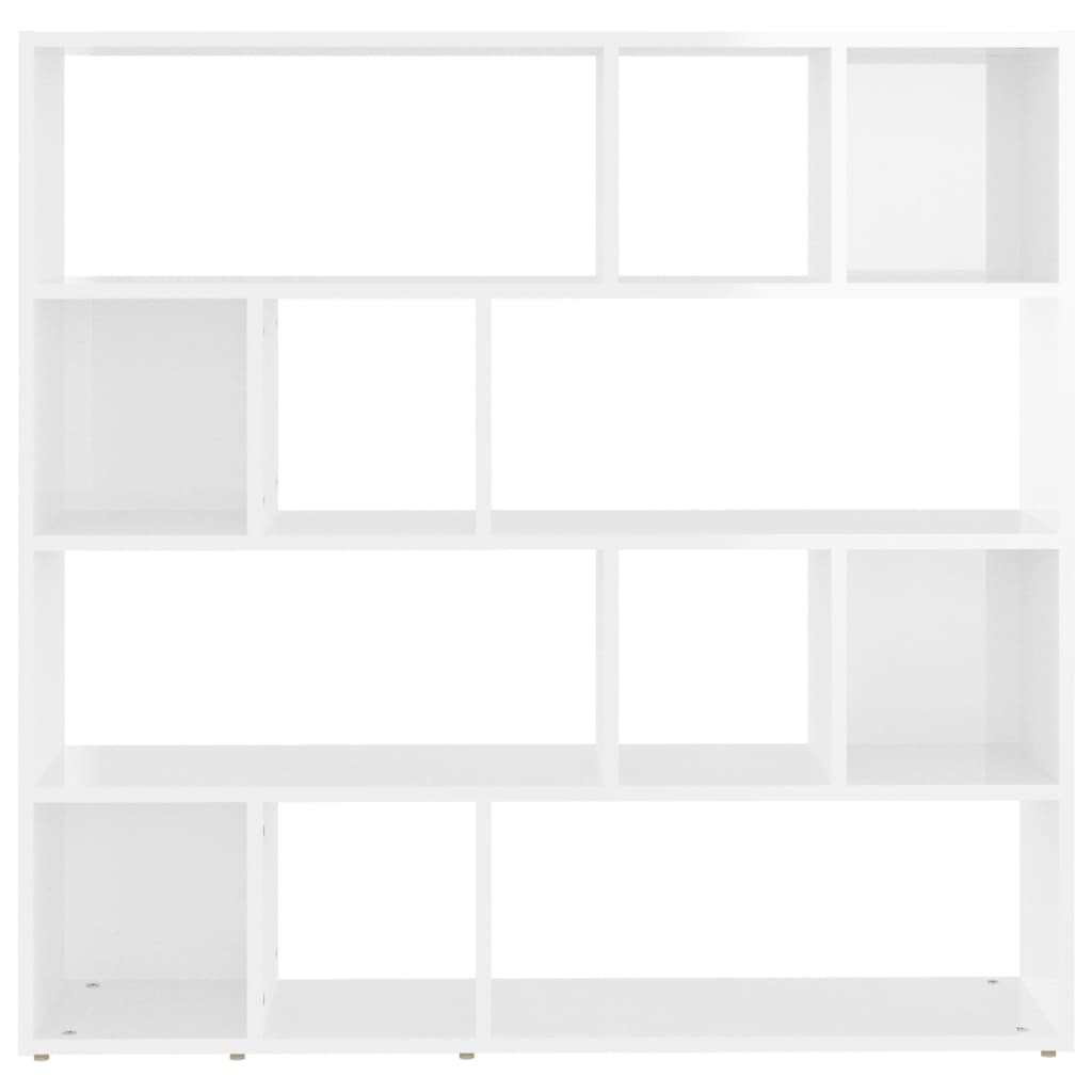 Bücherregal/Raumteiler Weiß 105x24x102 cm