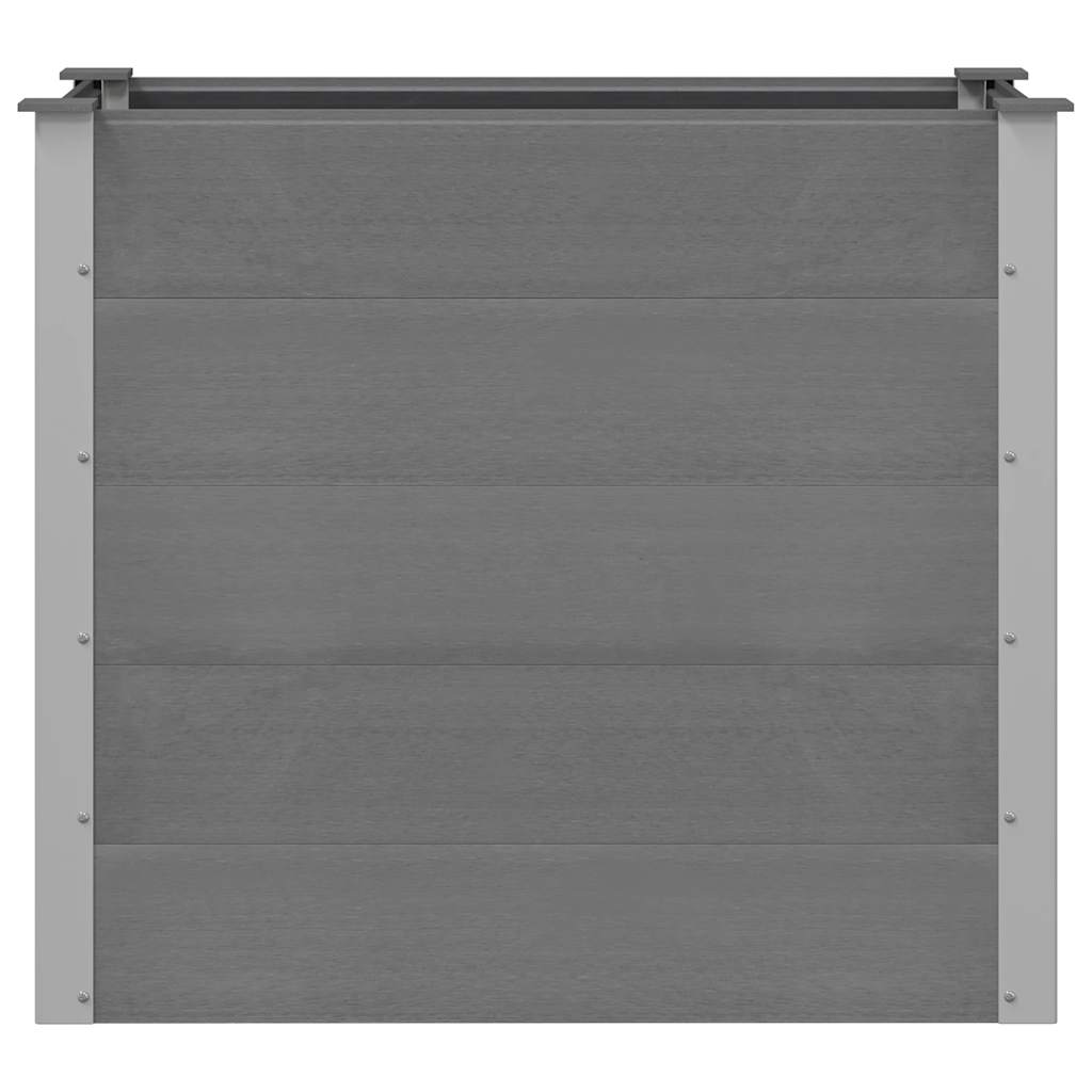 Garten-Hochbeet 200x50x54 cm WPC Grau