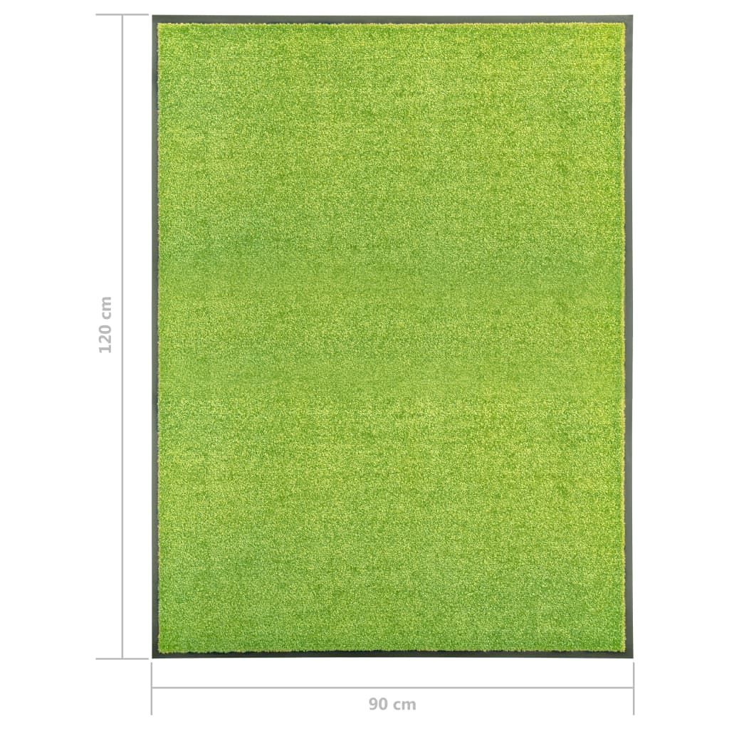 Fußmatte Waschbar Anthrazit 120x180 cm