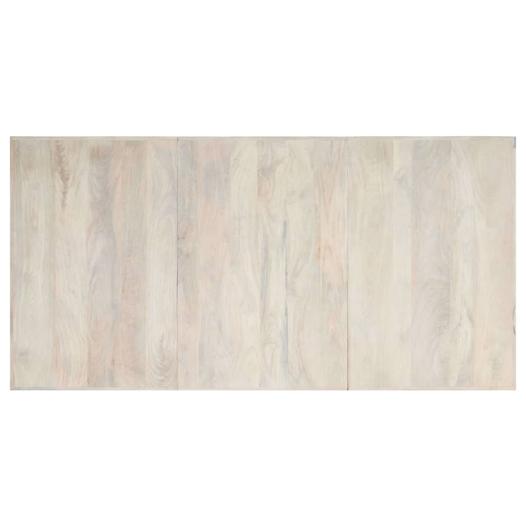 Esstisch Massivholz Mango und Stahlgestell 180 cm