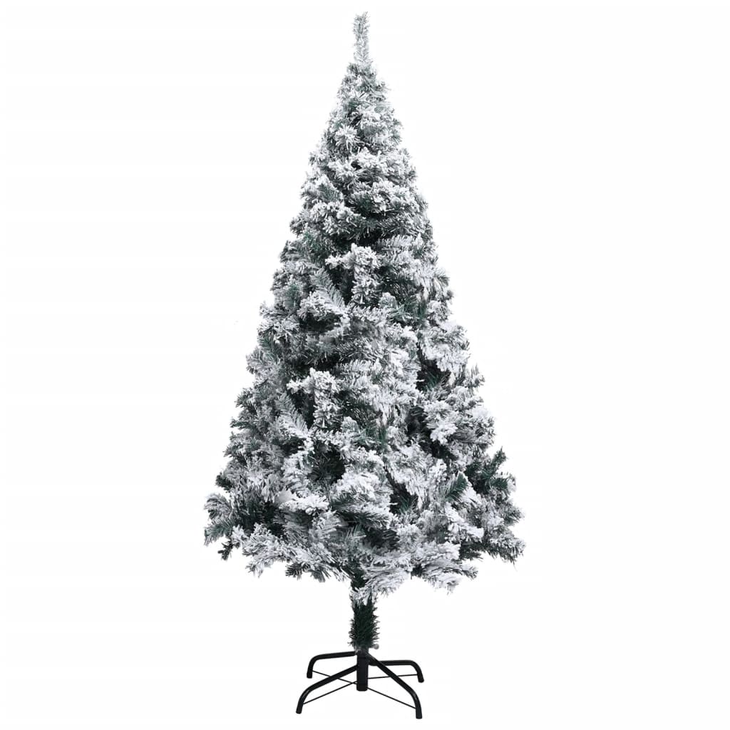 Künstlicher Weihnachtsbaum mit Dicken Zweigen Grün 150 cm PVC