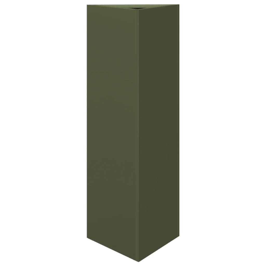 Pflanzkübel 30x26x75 cm Cortenstahl