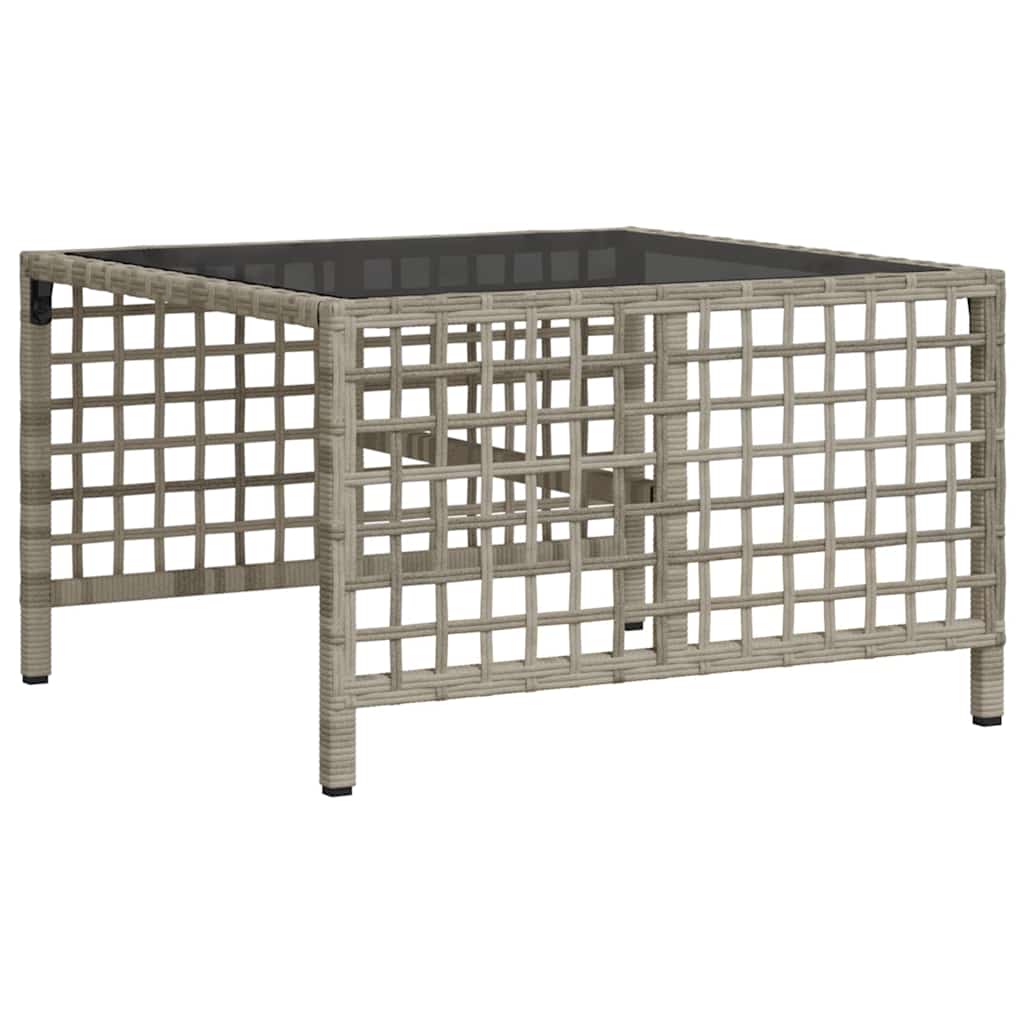 3-tlg. Garten-Ecksofa-Set mit Kissen Schwarz Poly Rattan
