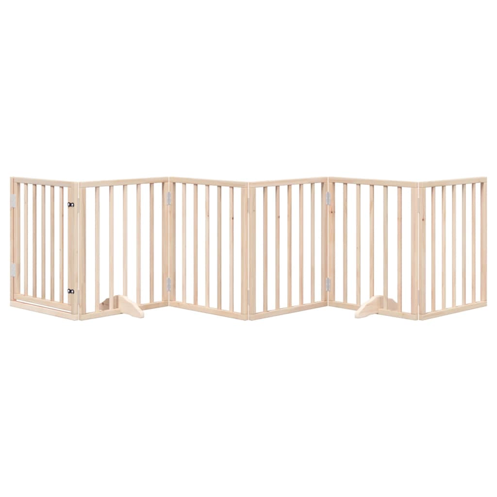 Hundegitter Faltbar 3 Paneele 150 cm Pappelholz